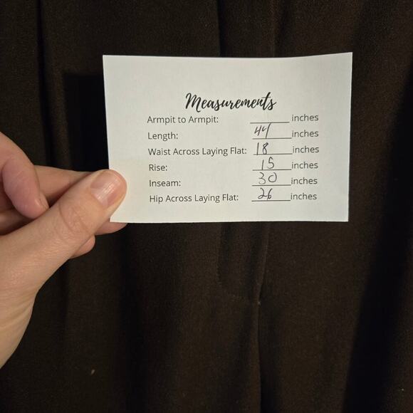 Kasper II Brown Pleated Trousers Size 18W 0342 - Picture 5 of 9